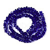 Electroplate Transparent Glass Beads Strands GLAA-N021-4mm-02-2