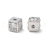 Brass Micro Pave Clear Cubic Zirconia Beads KK-Z049-03P-2