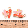 Alloy Enamel Pendants ENAM-T022-21-3