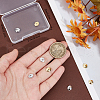Beebeecraft 4Pairs 2 Colors 925 Sterling Silver Ear Nuts STER-BBC0007-58-3
