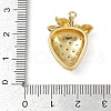 Brass Micro Pave Cubic Zirconia Pendants KK-R224-10G-3