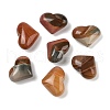 Mother's Day Gifts Natural Ocean Agate Heart Palm Stone G-Q021-02A-1
