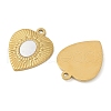304 Stainless Steel Natural White Shell Pendants STAS-L288-06G-02-2