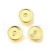 Flat Round Brass Beads KK-L230-04G-1