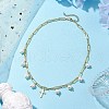 Mother's Day Jewellery Shell Pearl Necklaces NJEW-JN04875-2