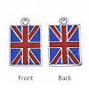 Alloy Enamel Pendants ENAM-N053-13-1