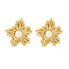 304 Stainless Steel Stud Earrings EJEW-B108-12G-4