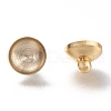 Brass Bead Cap Pendant Bails KK-H759-30A-G-3