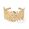 Ion Plating(IP) 304 Stainless Steel Cuff Bangles for Women BJEW-Z078-22G-2