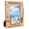 Natural Wood Photo Frames AJEW-WH0292-018-1