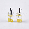 Glass Bottle Pendants X-CRES-N017-06D-2