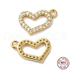 925 Sterling Silver Micro Pave Cubic Zirconia Charms STER-I010-32G-3