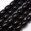 Natural & Dyed Black Onyx Beads Strands X-G-A162A-B01-1