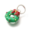 Christmas Theme Brass Enamel Charms KK-R212-15F-P-2