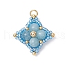 Natural & Synthetic Mixed Gemstone & Glass Seed Beaded Star Pendants PALLOY-MZ00691-3