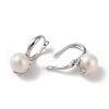 Anti-Tarnish Sterling Silver Hoop Earrings EJEW-C087-03P-2