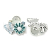 Rack Plating Alloy Enamel Pendants FIND-M033-35P-02-2