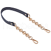 Cowhide Leather Cord Chain Bag Strap FIND-WH0056-27G-01-1