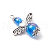 Transparent Acrylic Pendants PALLOY-JF03574-5