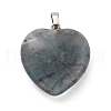 Natural Colorful Fluorite Pendants G-B042-02P-08-2