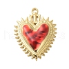 304 Stainless Steel Enamel Pendants STAS-K303-04G-06-1