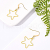 Long-Lasting Plated Brass Earring Hooks KK-BC0006-06G-NF-7
