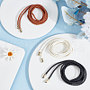 CRASPIRE 6Pcs 3 Colors Imitation Leather Braided Chain Belt AJEW-CP0008-16-4