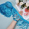 10M Paillette Tassel Ribbon Trim OCOR-WH0078-162A-3
