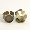 Cuff Brass Ring Shanks UNKW-C2902-AB-1