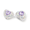 Polymer Clay Glass Rhinestone Beads CLAY-NH0001-13D-2