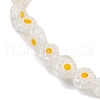 Handmade Millefiori Lampwork Beads Strands LAMP-G166-15B-3