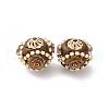 Handmade Resin Indonesia Round Beads IPDL-P005-17KCG-01-1