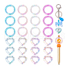   24Pcs 8 Styles Plating Acrylic Beads FIND-PH0022-04-7