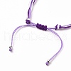 Waxed Polyester Cord Braided Bracelets BJEW-JB05663-01-3