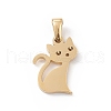 PVD Vacuum Plating 304 Stainless Steel Pendants STAS-G284-20G-2