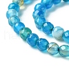 Natural Striped Agate/Banded Agate Beads Strands X-G-G581-4mm-05-3
