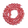 Synthetic Rhodochrosite Beads Strands G-Z080-A13-8mm-3