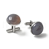 304 Stainless Steel Cuff Buttons G-C185-02P-2