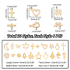 Unicraftale 304 Stainless Steel Pendants STAS-UN0006-92G-3