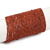 Natural South Red Agate Beads Strands G-F788-01-2mm-2