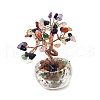 Natural Mixed Gemstone Chips Tree of Life Decorations DJEW-Q010-01E-1