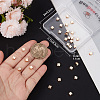 Beebeecraft 50Pcs Brass Spacer Beads KK-BBC0009-67-3