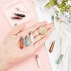 SUNNYCLUE Gemstone Pointed Pendants G-SC0001-12P-3