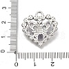 Platinum Alloy Glass Pendants FIND-Z068-04P-02-3