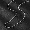 Non-Tarnish 304 Stainless Steel Snake Chains Necklaces X-STAS-F094-24P-4