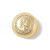Rack Plating Brass & Cubic Zirconia Pendants KK-Z047-07G-K-RS-1