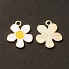 Alloy Enamel Pendants ENAM-C009-01G-05-1