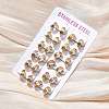 304 Stainless Steel Hoop Earrrings for Women EJEW-U066-02G-1