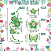  7Pcs 4 Style Embroidered Cloth Patch DIY-NB0008-33-9
