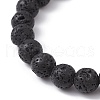 2Pcs 2 Style Natural Mixed Stone Beaded Stretch Bracelets BJEW-JB09773-5